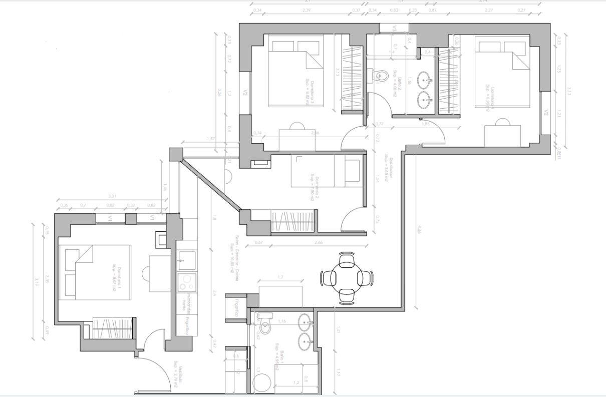 Inversion Housebox Piso Latina Plano reformado